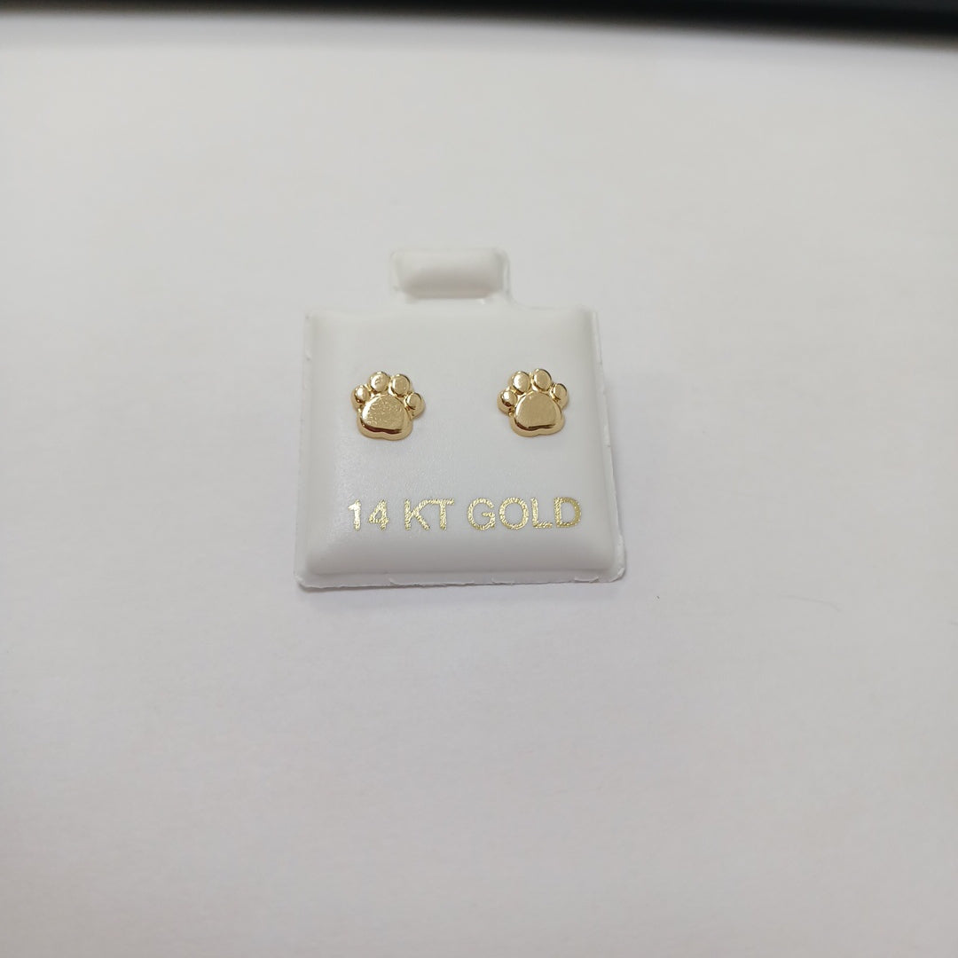 BROQUELES ORO 14K 1 (NUEVO)