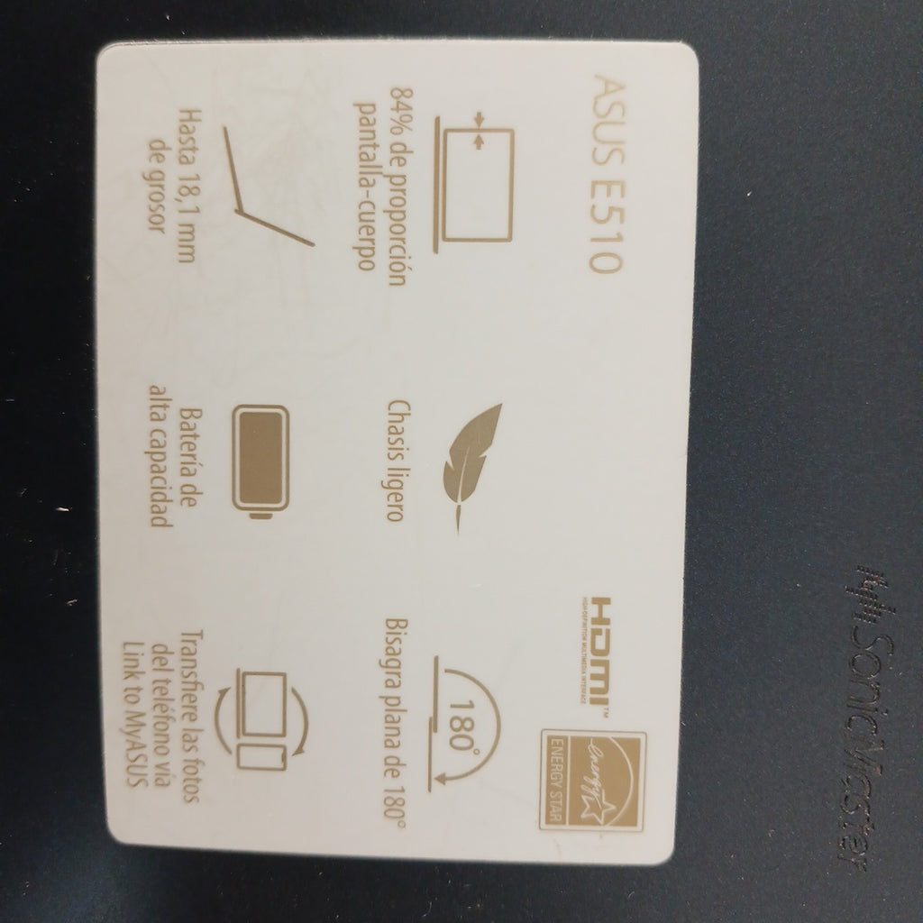 LAPTOP ASUS E510MA-BR1366W (2023) 128 GB SSD 4 GB RAM