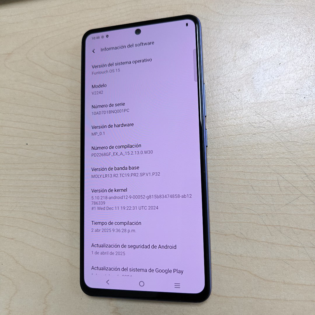 CELULAR VIVO V25E V2242 (2022) 256 GB 8 GB RAM (SEMINUEVO)