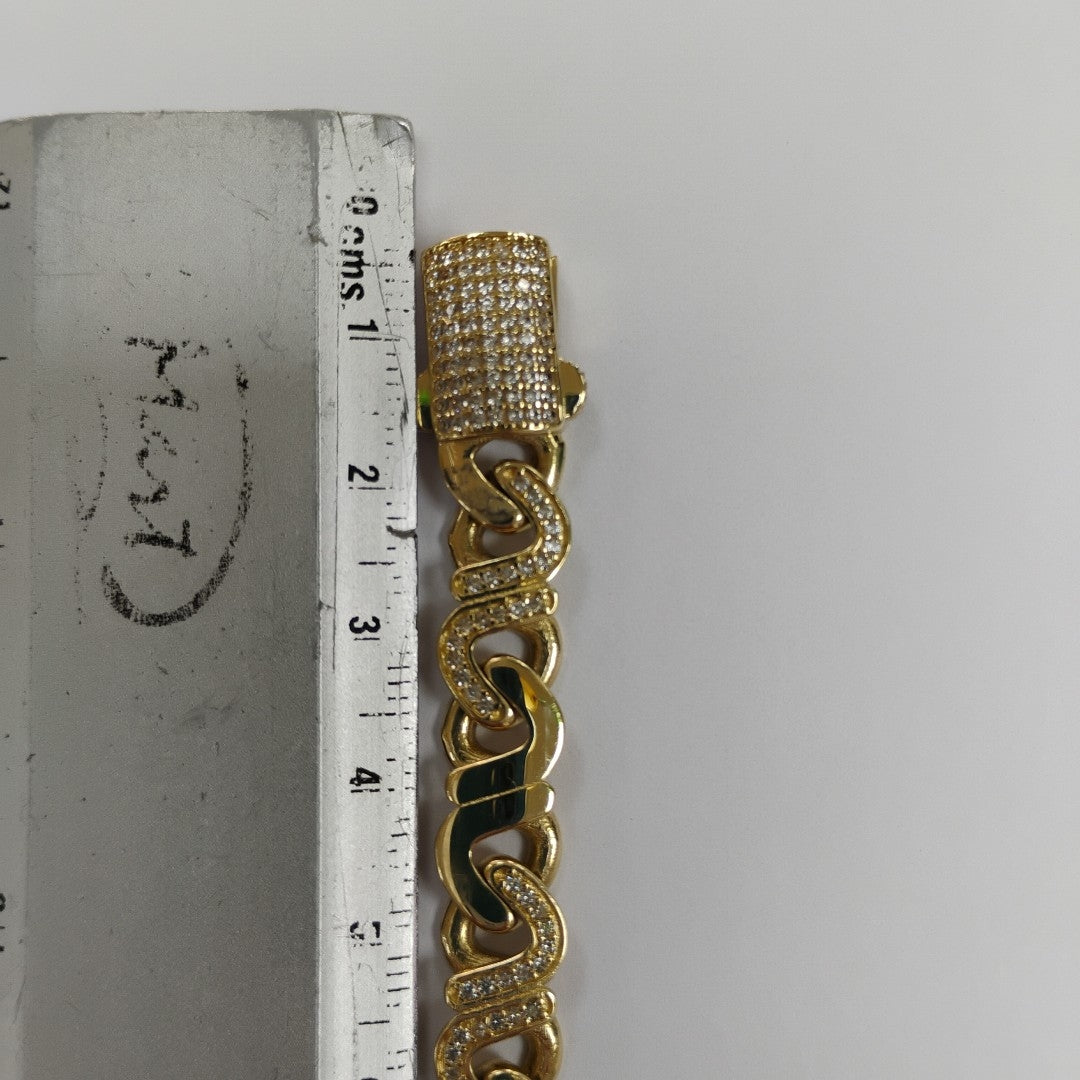 PULSERAS DAMA ORO 14K 15.5 (NUEVO)