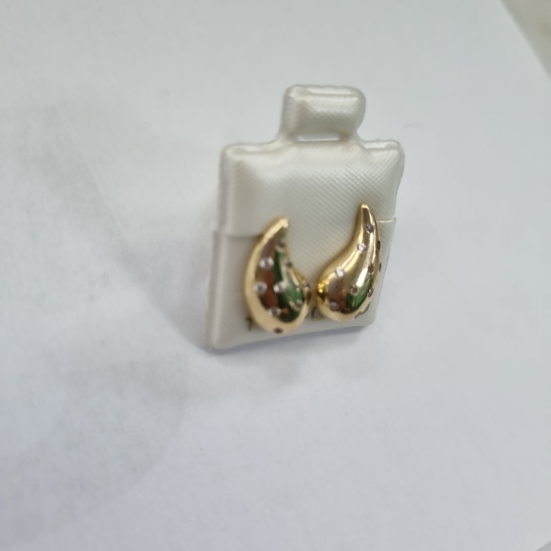 BROQUELES ORO 14K 2.1 (NUEVO)