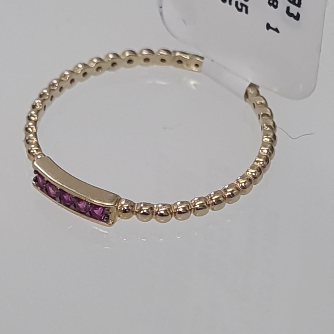 ANILLO ORO 10K 0.7 (NUEVO)