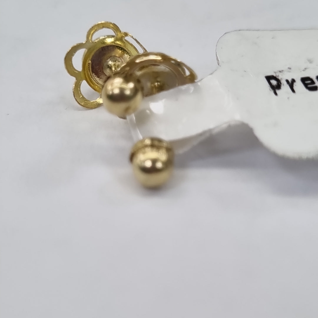 BROQUELES ORO 14K 1 (NUEVO)