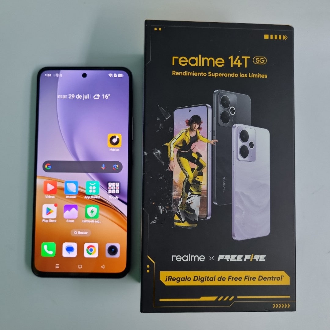 CELULAR REALME 14T 5G RMX5078 (2024) 256 GB 8 GB RAM