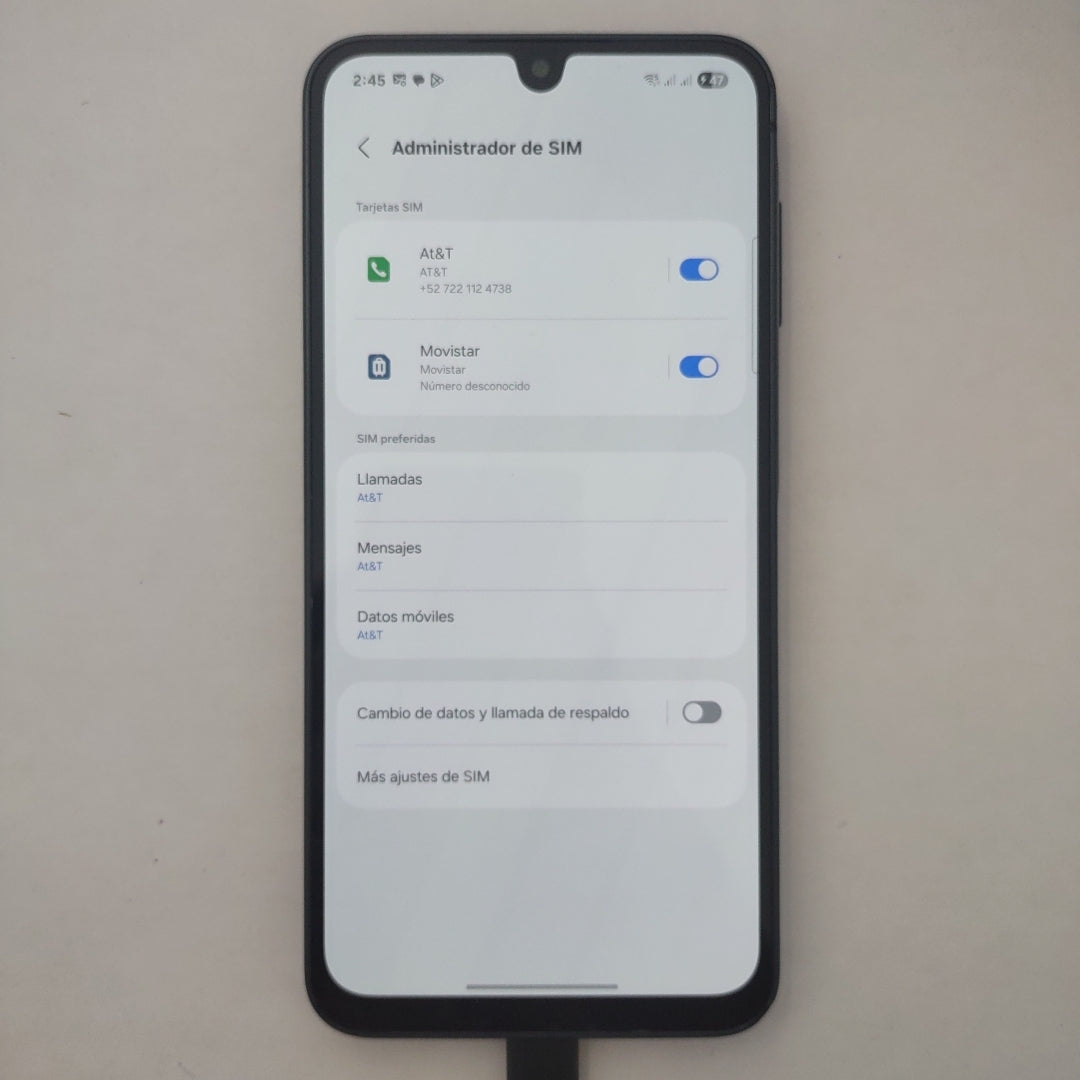 CELULAR SAMSUNG GALAXY A16 SM-A165M (2024) 128 GB 4 GB RAM (SEMINUEVO)