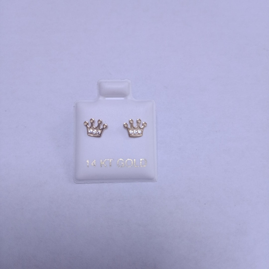 BROQUELES ORO 14K 1 (NUEVO)