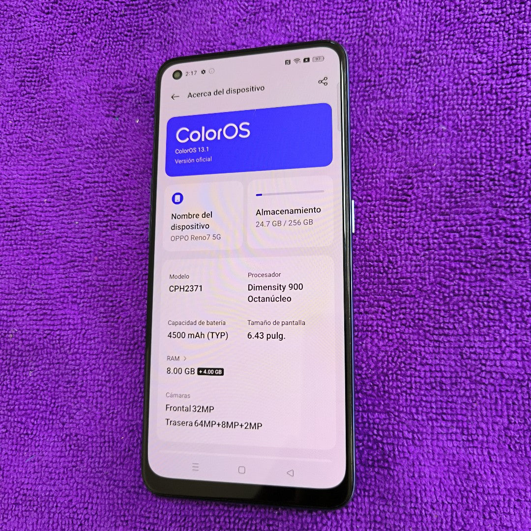 CELULAR OPPO  FIND X5 LITE CPH2371 (2022) 256 GB 8 GB RAM (SEMINUEVO)