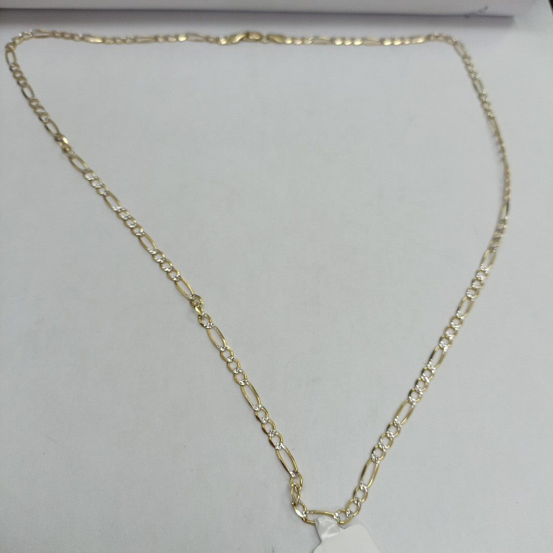 CADENAS CARTIER 3*1 DIAMANTADA ORO 14K 7.4 (NUEVO)