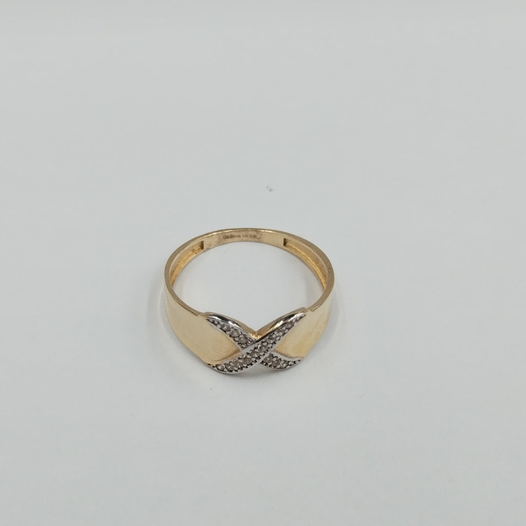 ANILLOS DAMA ORO 14K 2 (NUEVO)