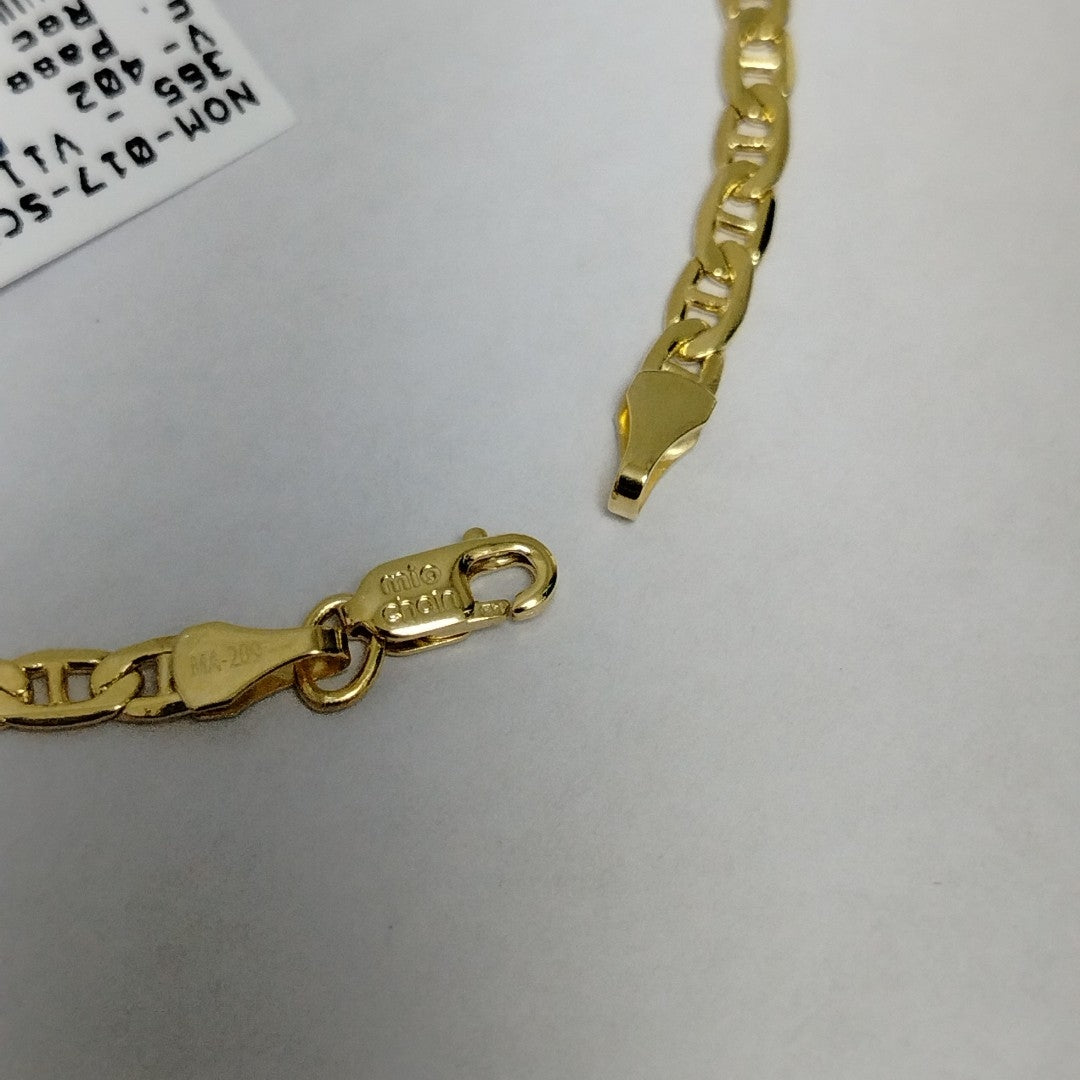 PULSERAS CABALLERO GUCCHI ORO 14K 4.4 (NUEVO)
