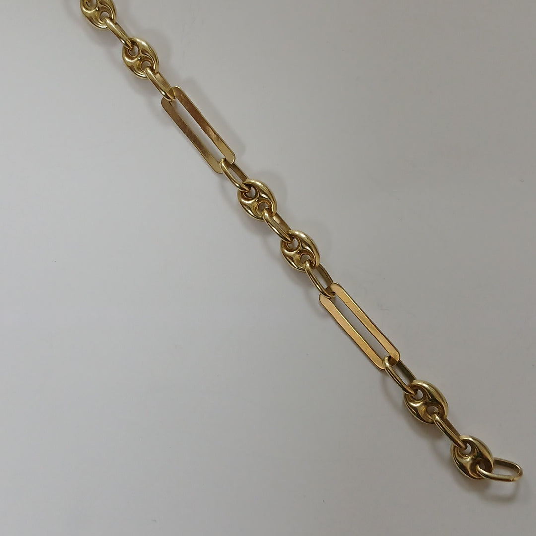 PULSERAS CABALLERO ORO 14K 4.4 (NUEVO)