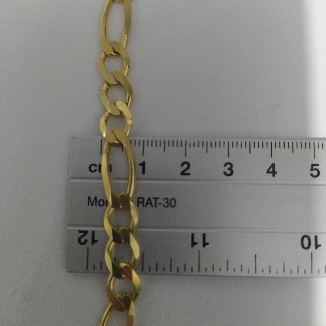 PULSERAS CABALLERO CARTIER 3*1 AMARILLA ORO 14K 14 (NUEVO)