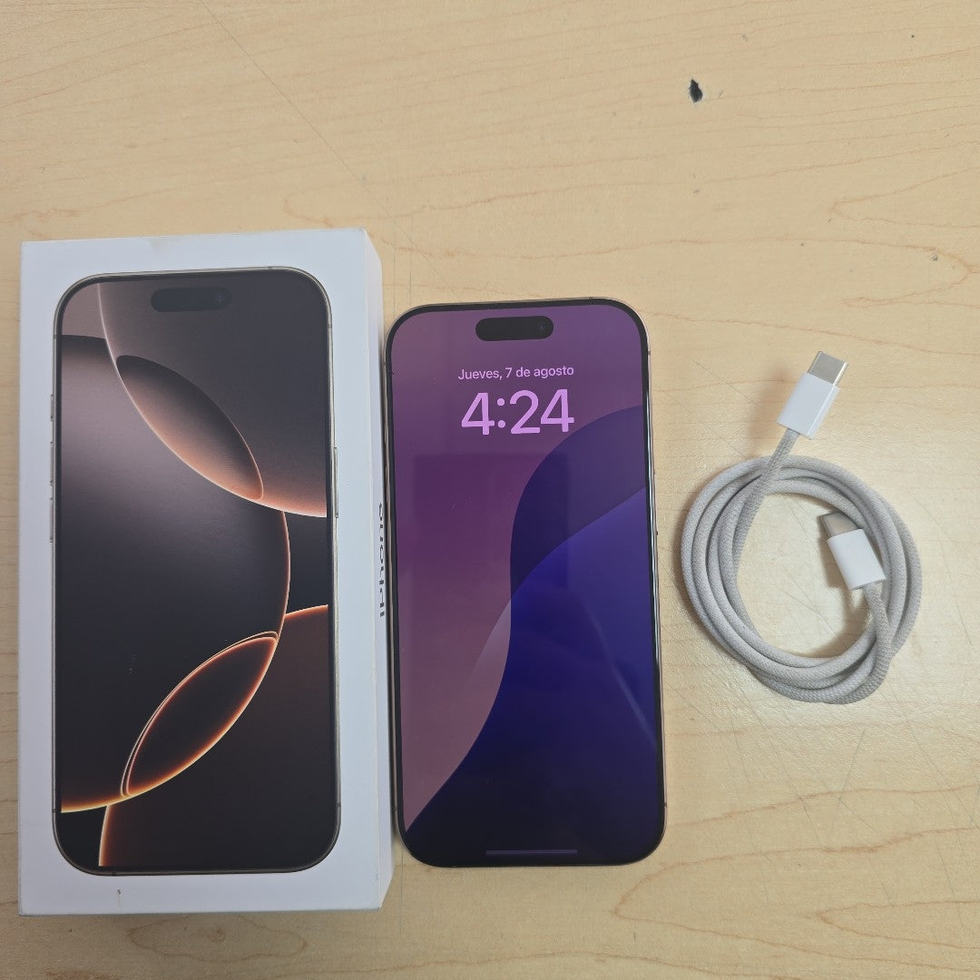 CELULAR APPLE IPHONE 16 PRO A3292 (2024) 128 GB 8 GB RAM (SEMINUEVO)