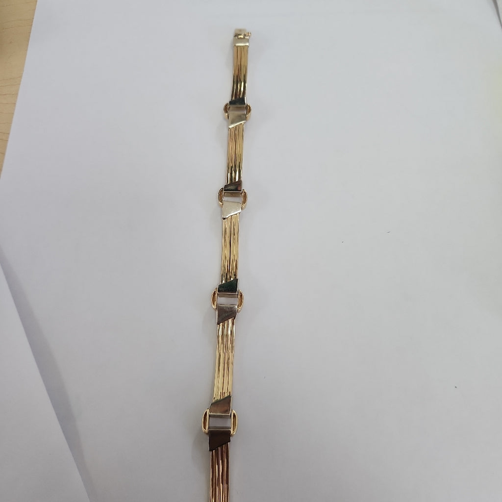 PULSERAS CABALLERO ORO 14K 19.7 (NUEVO)