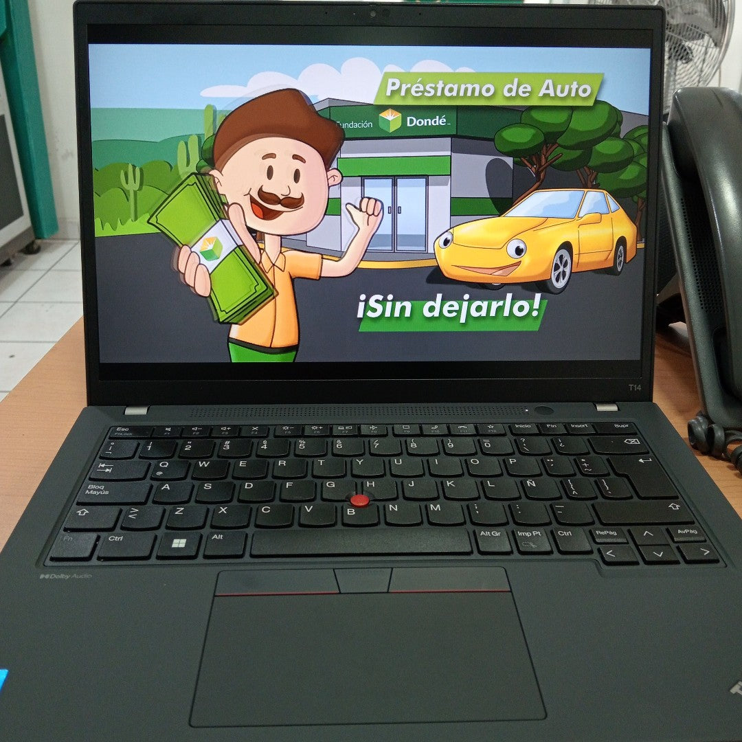 LAPTOP LENOVO THINKPAD T14 GEN 4 (2024) 512 GB SSD 16 GB RAM (SEMINUEVO)