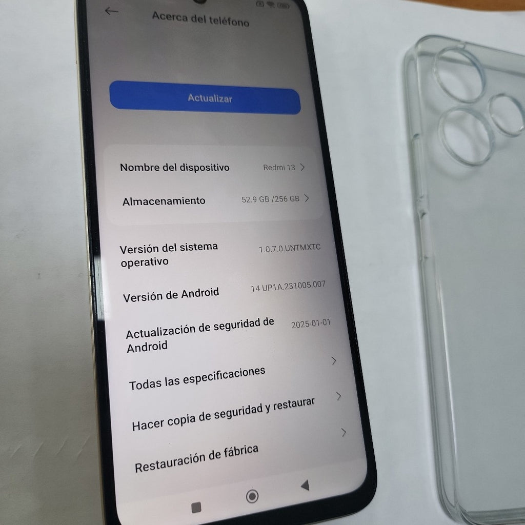CELULAR XIAOMI REDMI 13 24049RN28L (2024) 256 GB 8 GB RAM (SEMINUEVO)