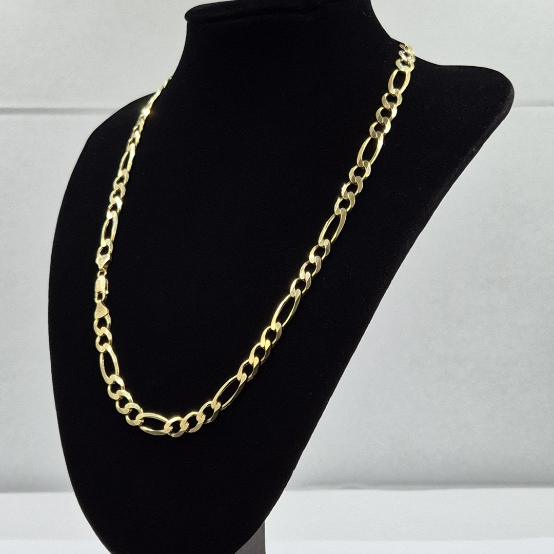 CADENAS CARTIER 3*1 AMARILLA ORO 14K 38.9 (NUEVO)