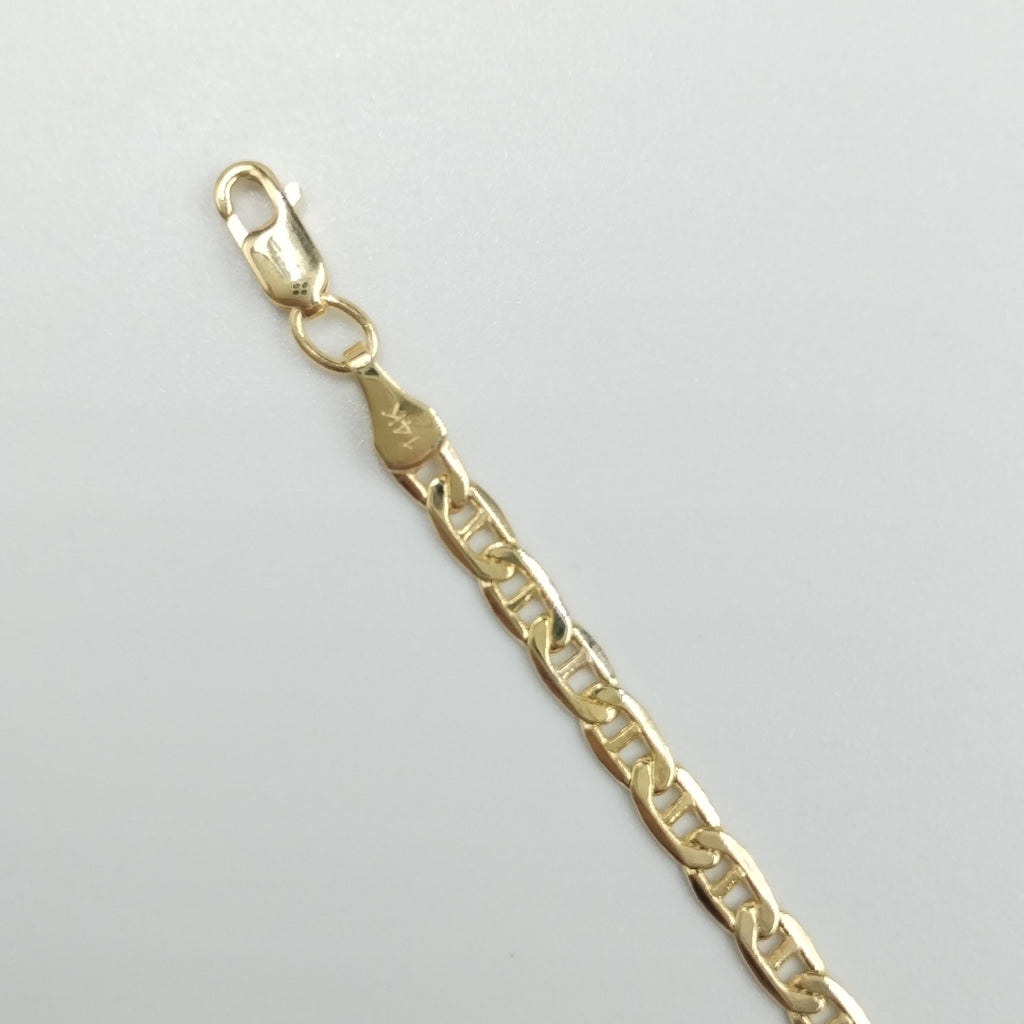 PULSERAS CABALLERO GUCCHI ORO 14K 4.4 (NUEVO)