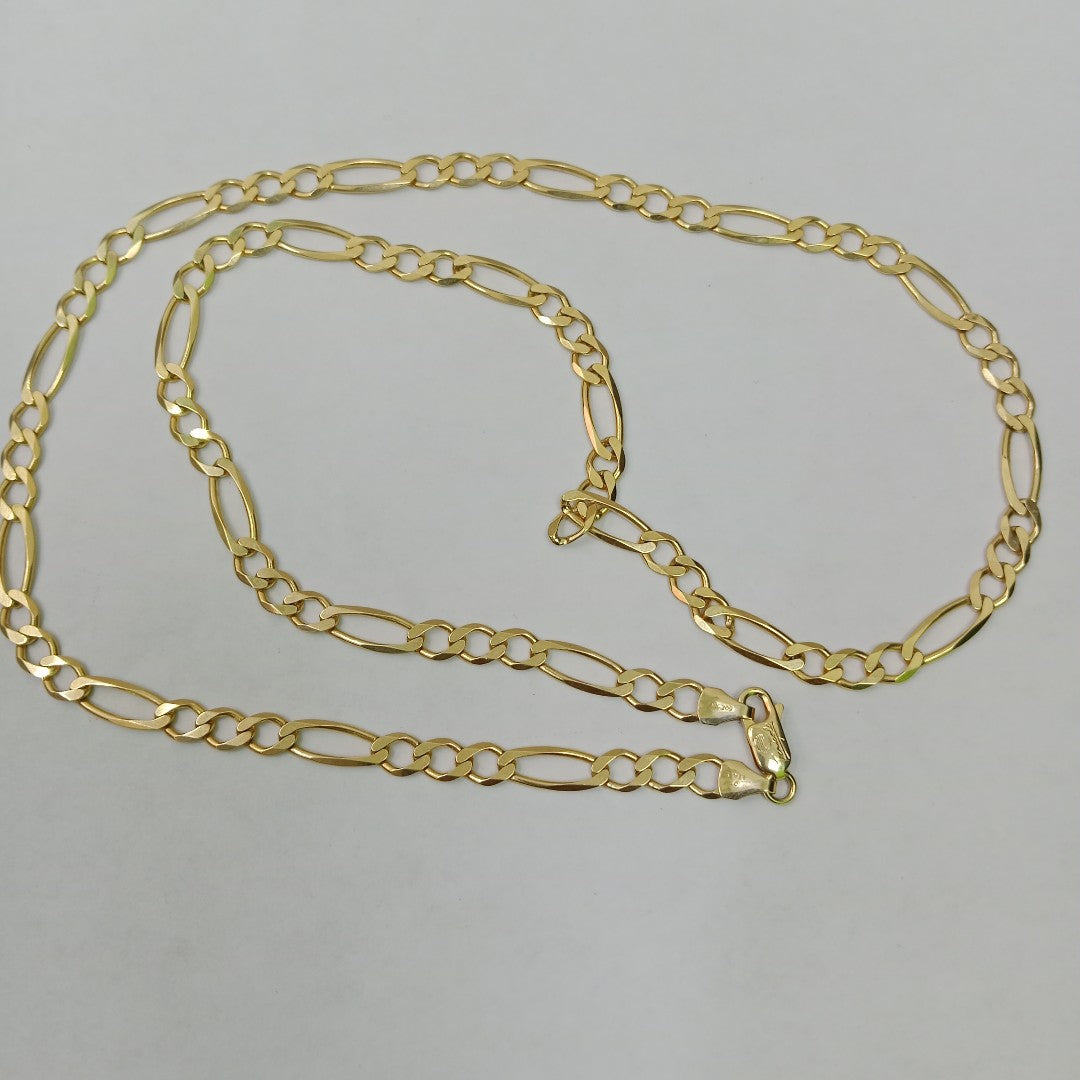 CADENAS CARTIER 3*1 AMARILLA ORO 10K 15.8 (NUEVO)