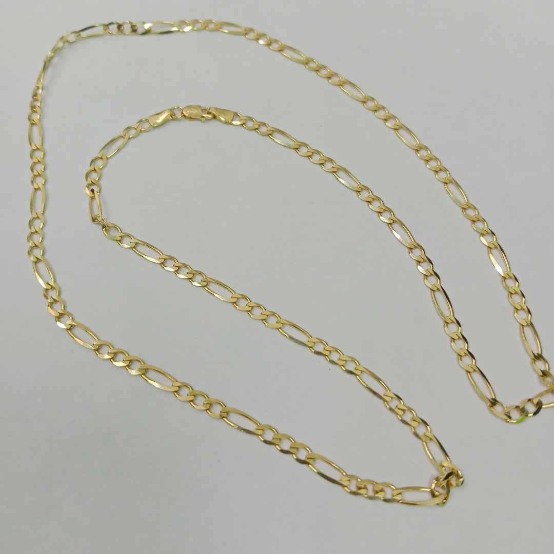 CADENAS CARTIER 3*1 AMARILLA ORO 14K 8.3 (NUEVO)