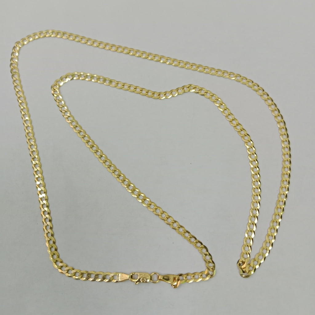 CADENAS BARBADA AMARILLA ORO 14K 7.4 (NUEVO)