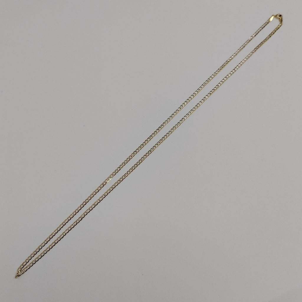 CADENAS BARBADA DIAMANTADA ORO 14K 4.7 (NUEVO)