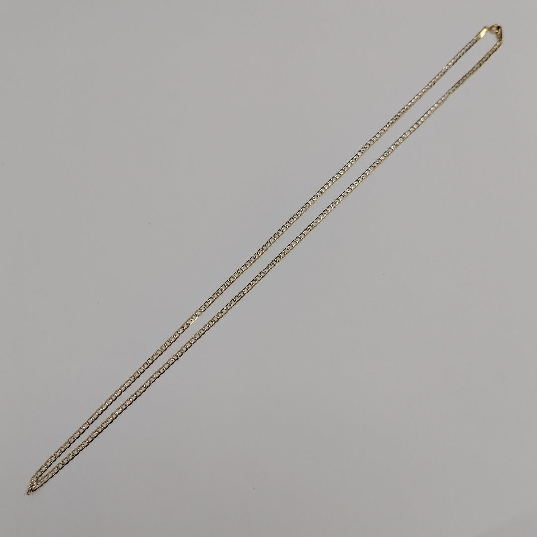 CADENAS BARBADA DIAMANTADA ORO 14K 4.7 (NUEVO)