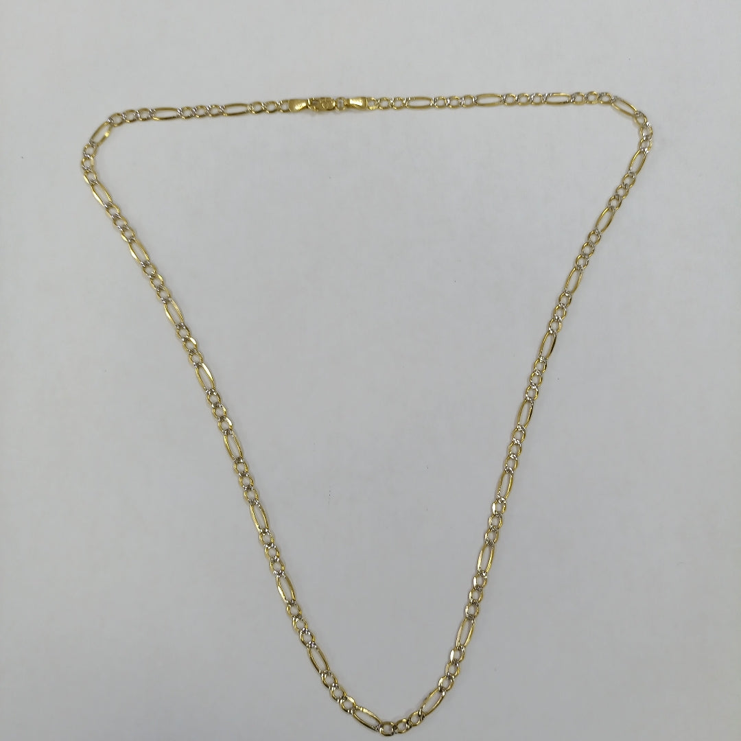 CADENAS CARTIER 3*1 DIAMANTADA ORO 14K 6.7 (NUEVO)