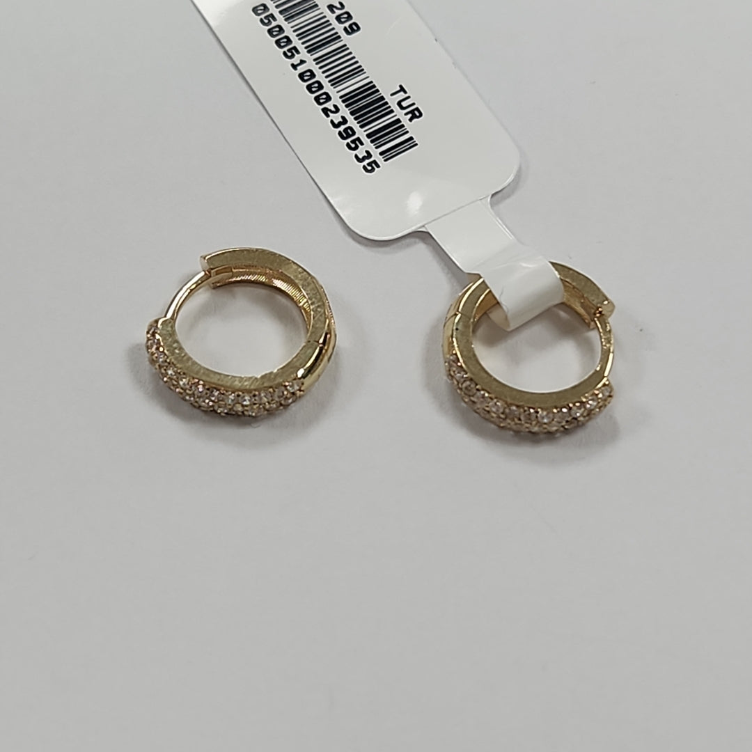 HUGGIES ORO 14K 2.1 (NUEVO)