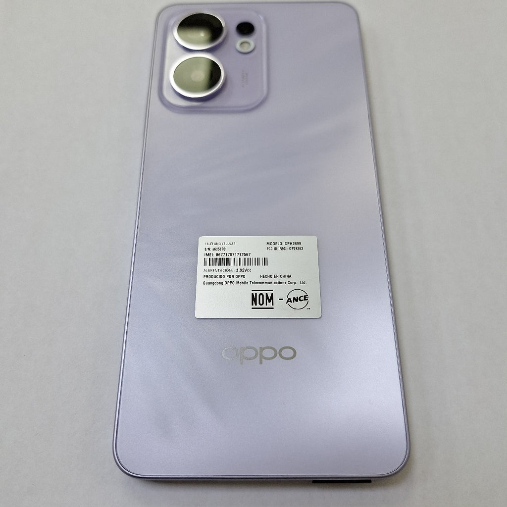 CELULAR OPPO  RENO 13F 5G CPH2699 (2025) 256 GB 12 GB RAM (SEMINUEVO)