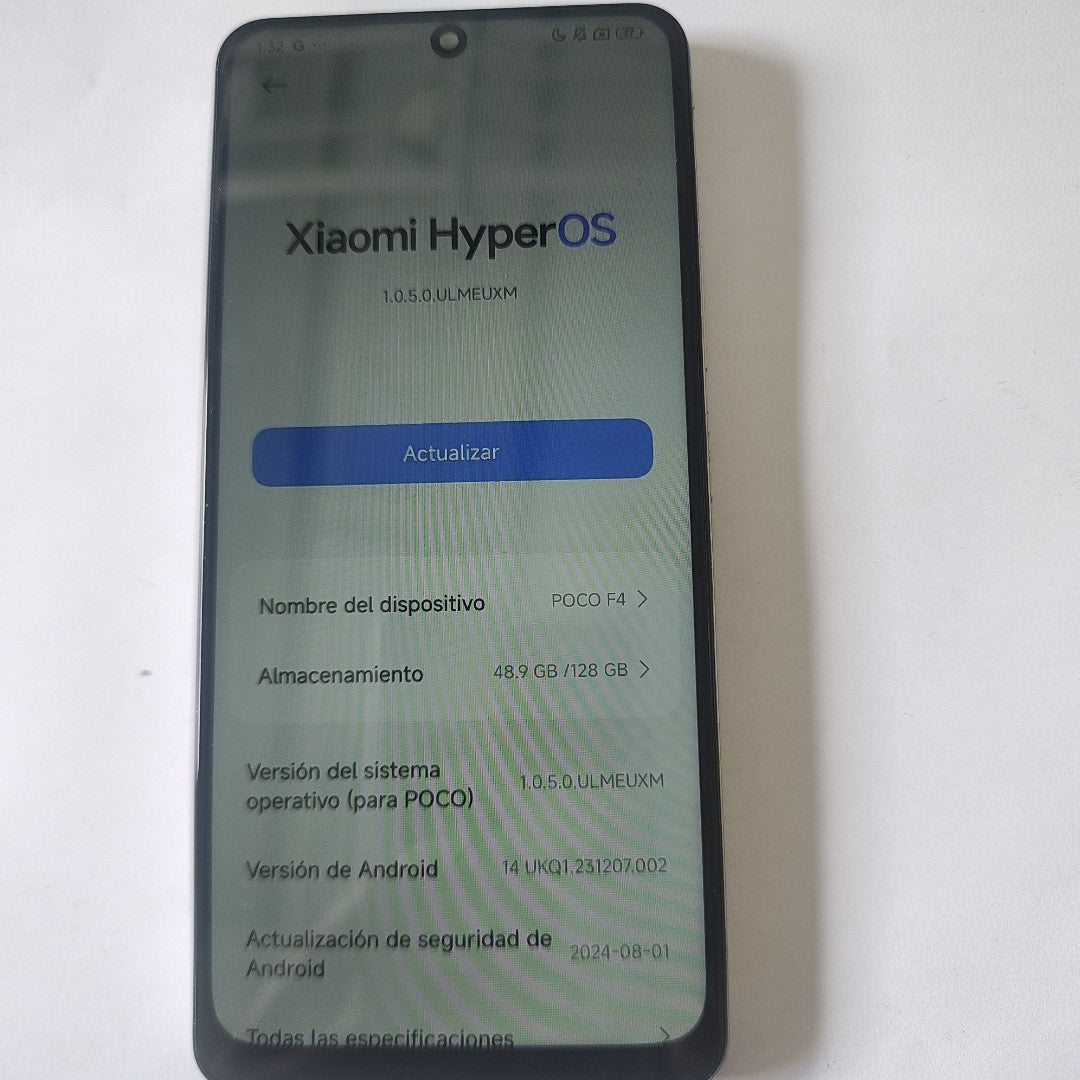CELULAR XIAOMI POCO F4 22021211RG 128 GB 6 GB RAM (SEMINUEVO)
