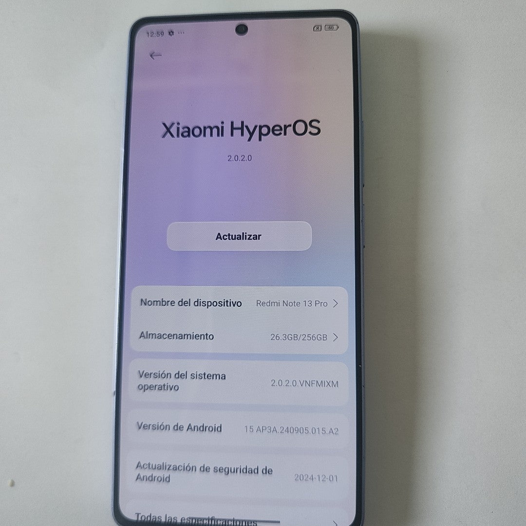 CELULAR XIAOMI REDMI NOTE 13 PRO 23117RA68G (2023) 256 GB 8 GB RAM (SEMINUEVO)