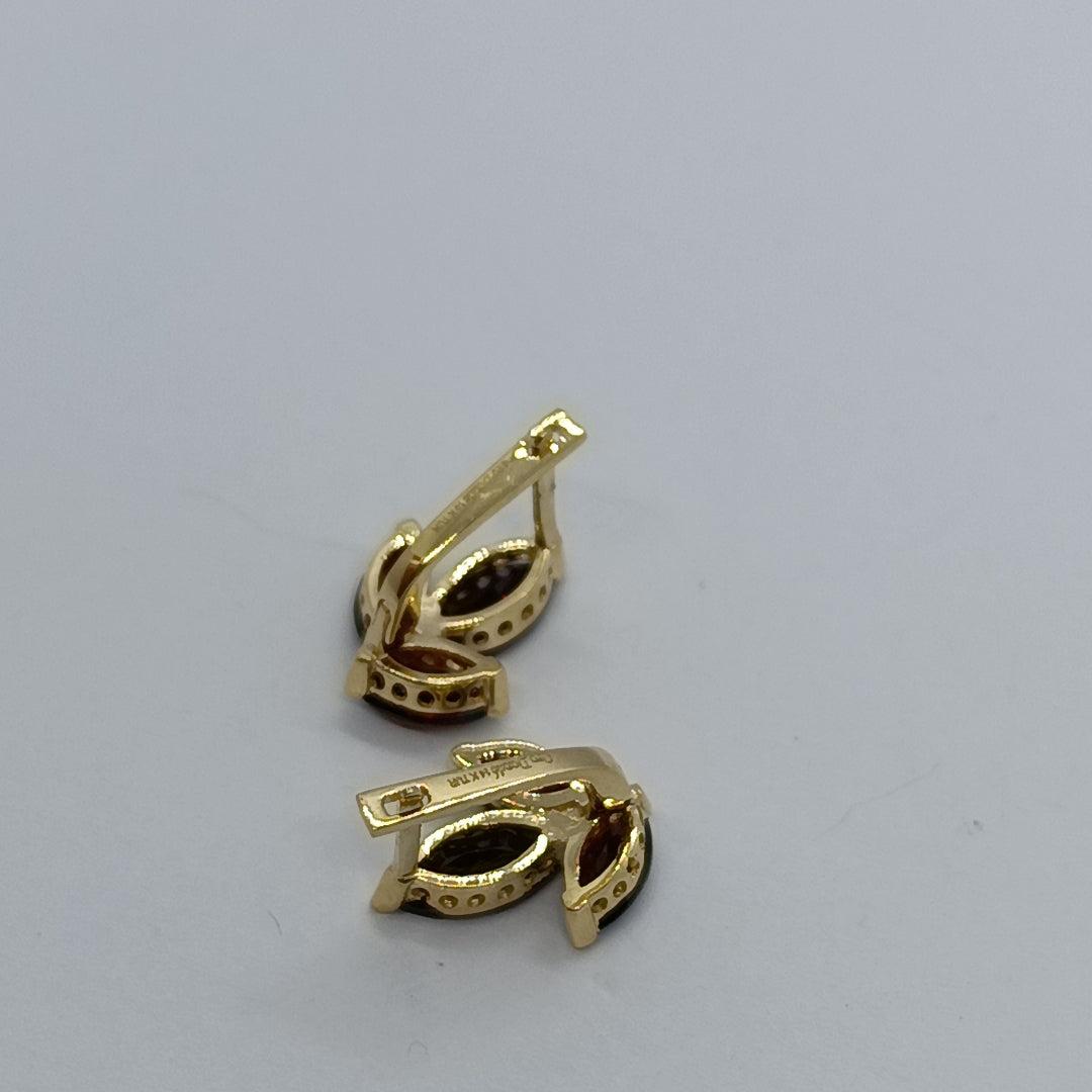 BROQUELES ORO 14K 4.3 (NUEVO)