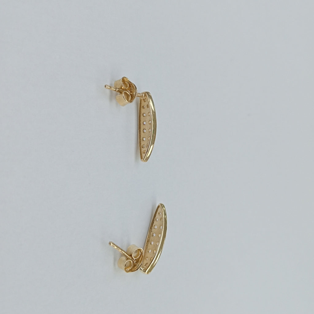 BROQUELES ORO 14K 1.8 (NUEVO)