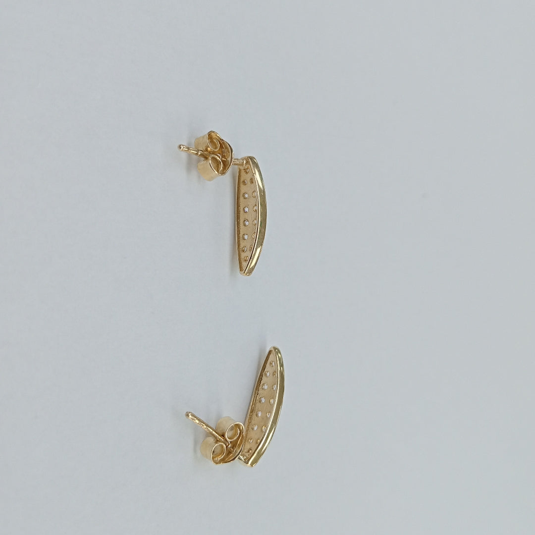 BROQUELES ORO 14K 1.8 (NUEVO)