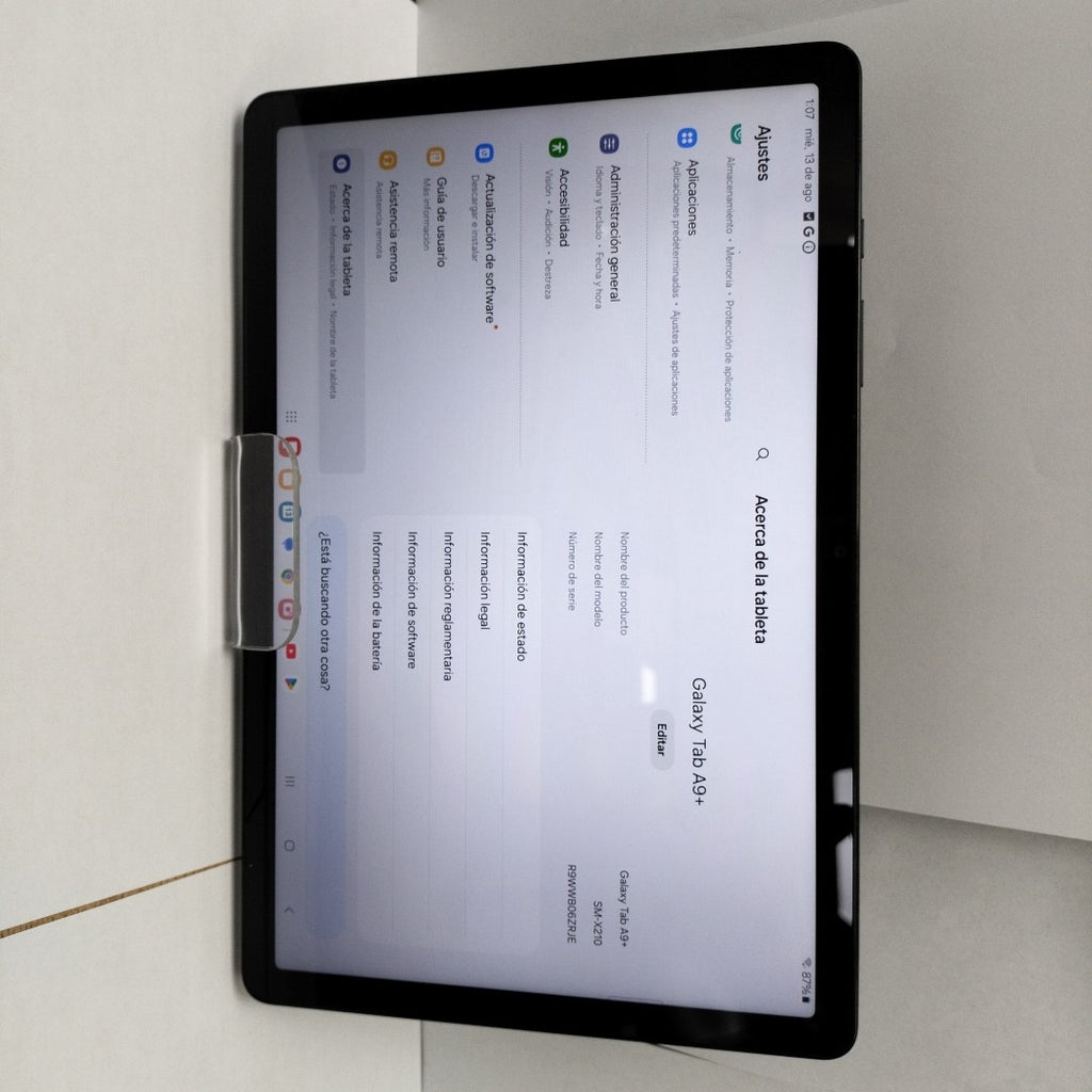TABLETA SAMSUNG GALAXY TAB A9+ SM-X210 (2023) 128 GB 8 GB RAM (SEMINUEVO)