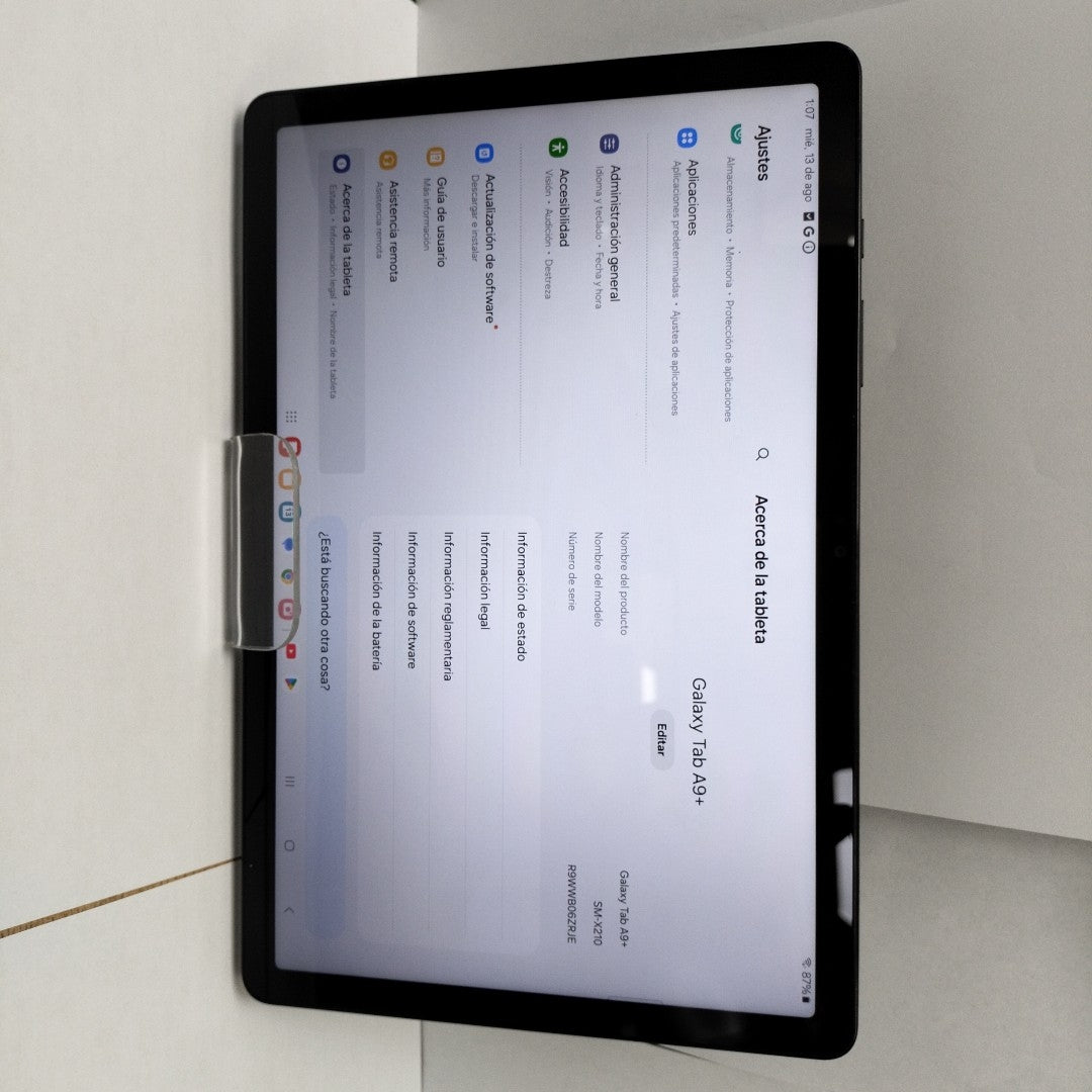 TABLETA SAMSUNG GALAXY TAB A9+ SM-X210 (2023) 128 GB 8 GB RAM (SEMINUEVO)