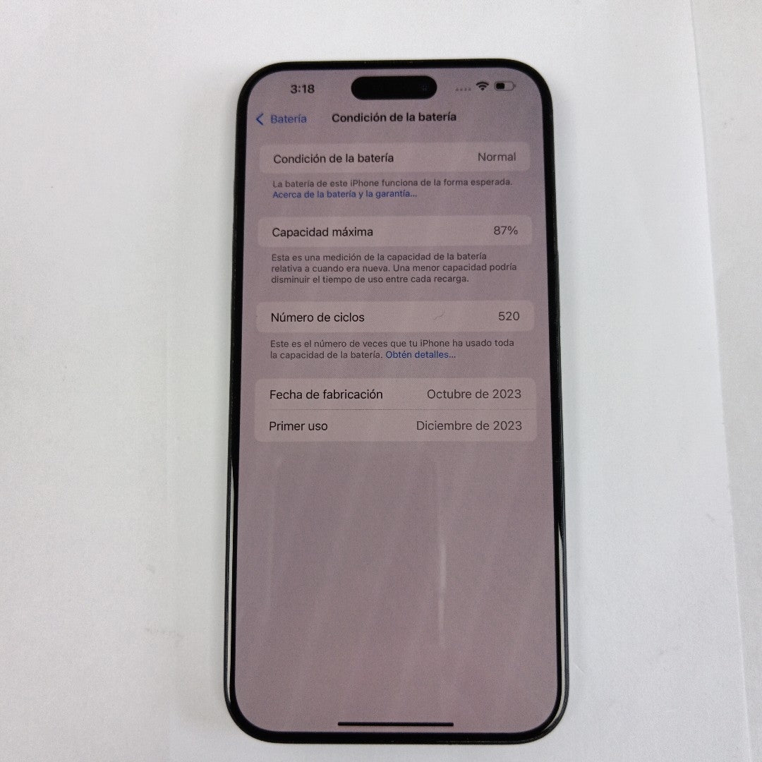 CELULAR APPLE IPHONE 15 PRO MAX A3105 (2023) 512 GB 8 GB RAM (SEMINUEVO)