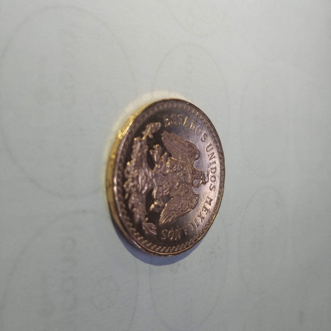 K1 41,60 GRMS - DTO. 0,00 GRMS - 21 K - AVALÚO 76003,20 * IDENTIFICACIÓN  MONEDA NOMINATIVA * MONEDAS PESOS  50 PESOS (SEMINUEVO)