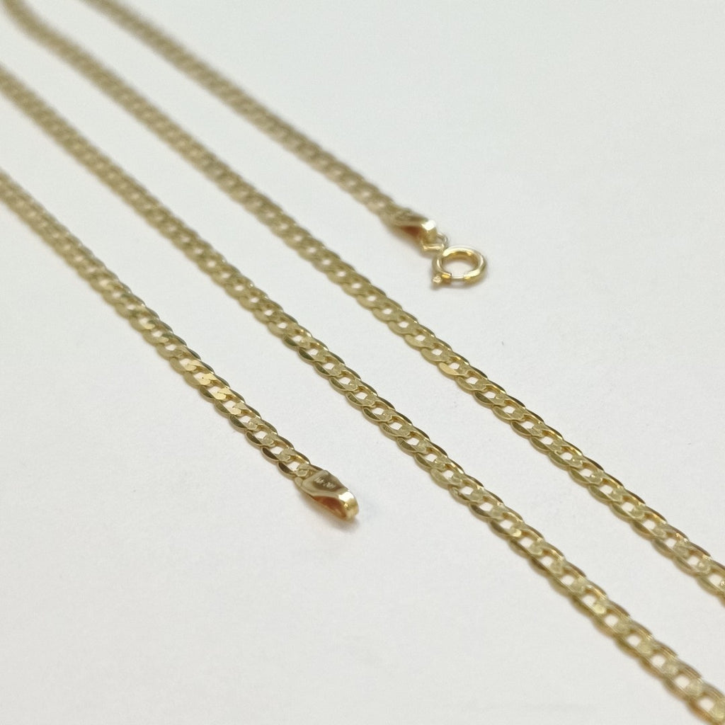 CADENAS BARBADA AMARILLA ORO 10K 3.2 (NUEVO)