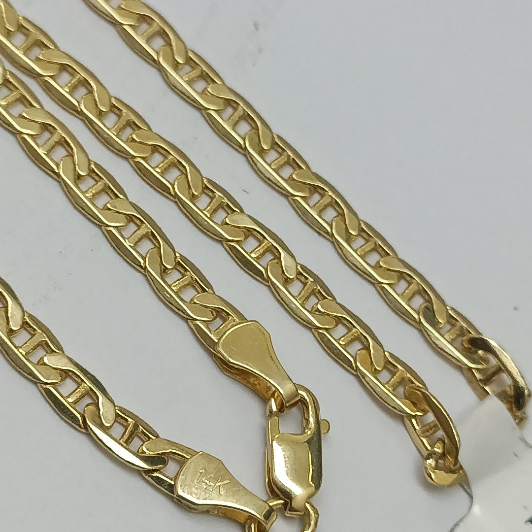 CADENAS GUCHI ORO 14K 10.2 (NUEVO)