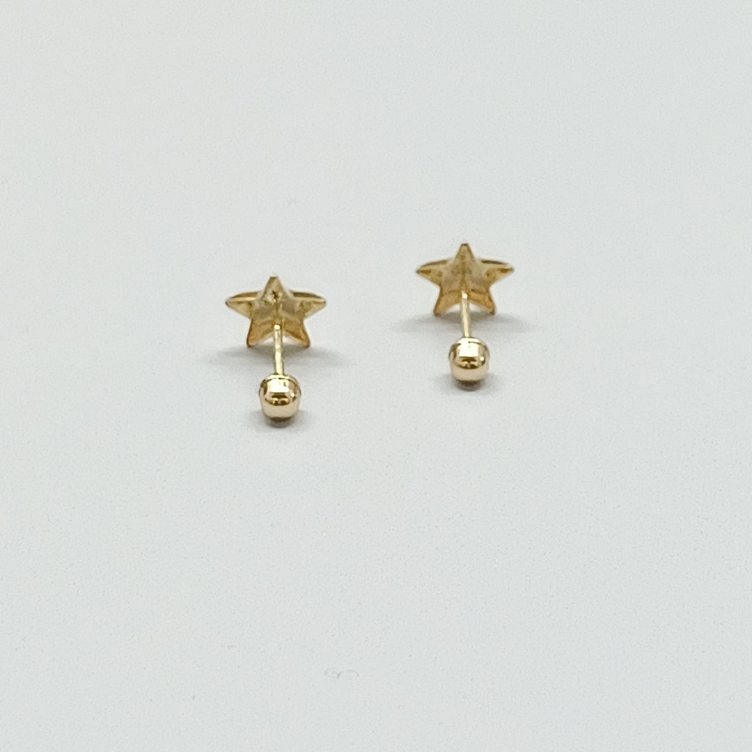 BROQUELES ORO 14K 1 (NUEVO)