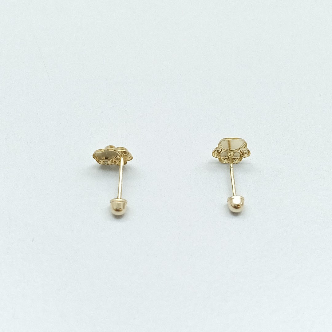 BROQUELES ORO 14K 1 (NUEVO)