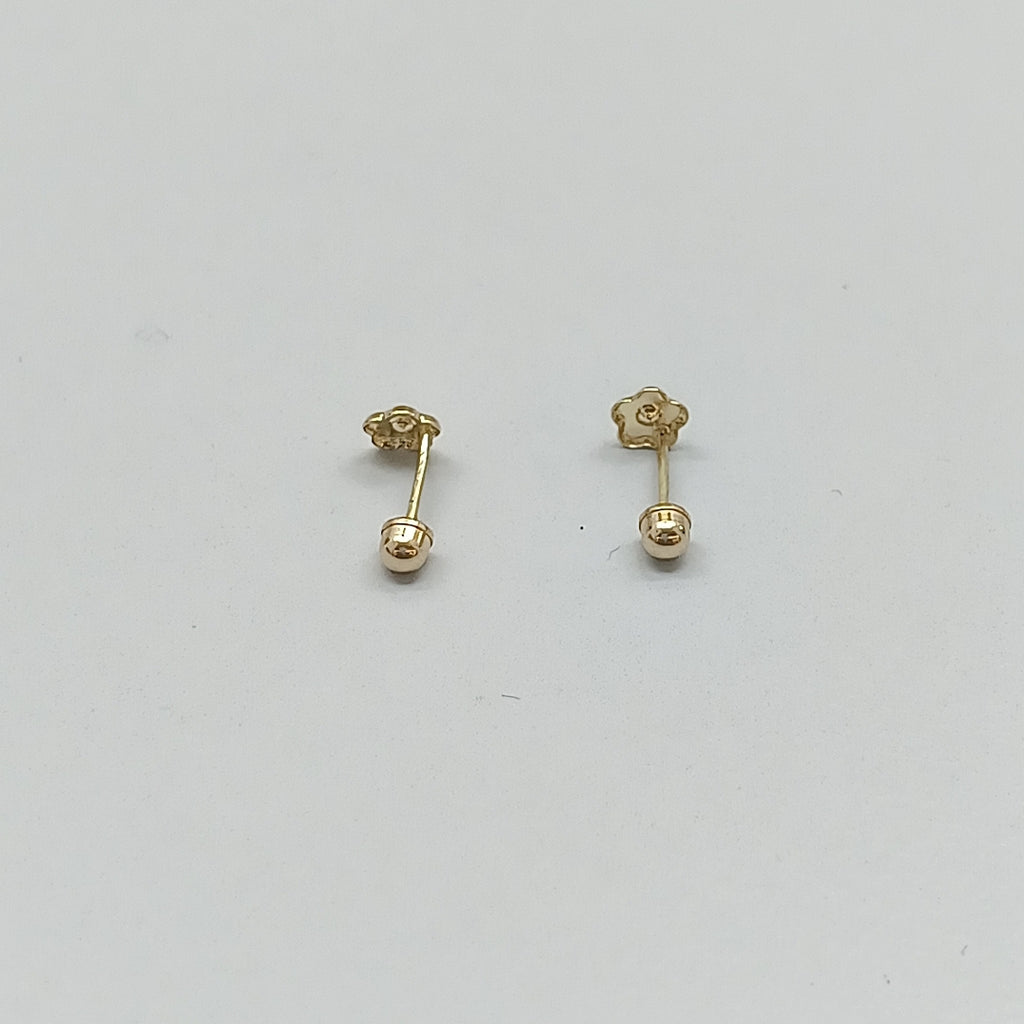 BROQUELES ORO 14K 1 (NUEVO)
