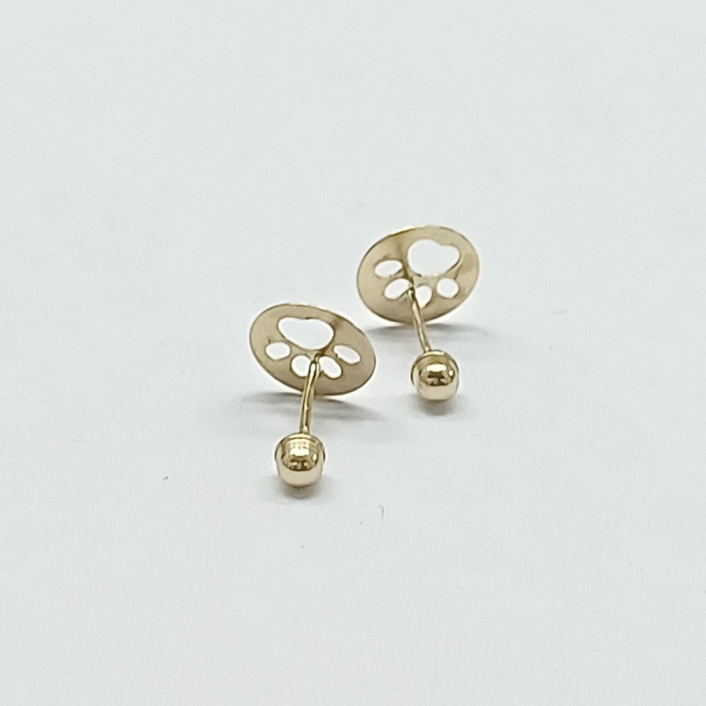 BROQUELES ORO 14K 1 (NUEVO)