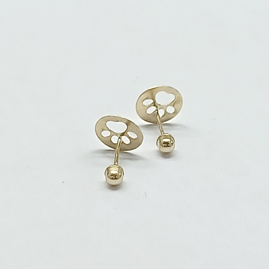 BROQUELES ORO 14K 1 (NUEVO)