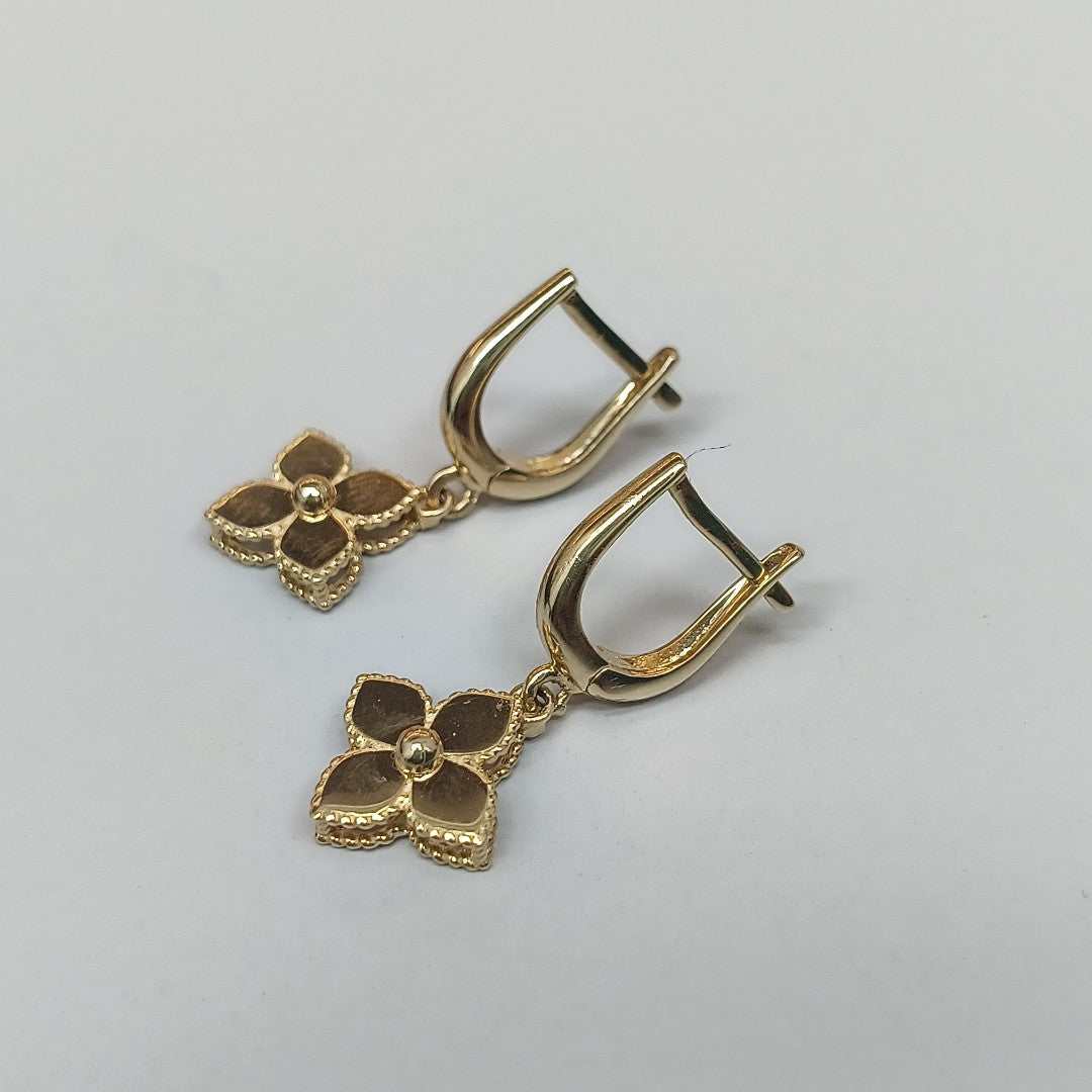 BROQUELES ORO 14K 3.2 (NUEVO)