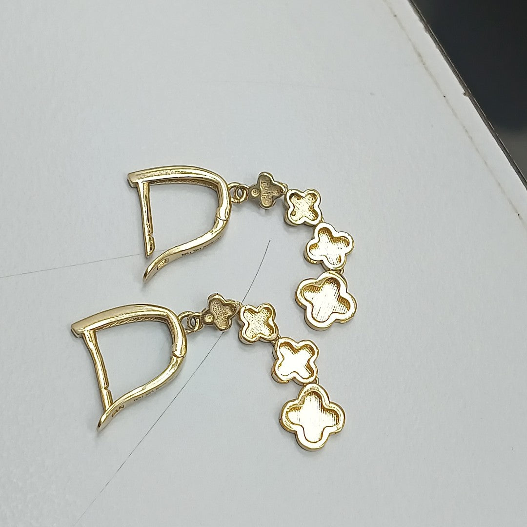 BROQUELES ORO 14K 3.9 (NUEVO)