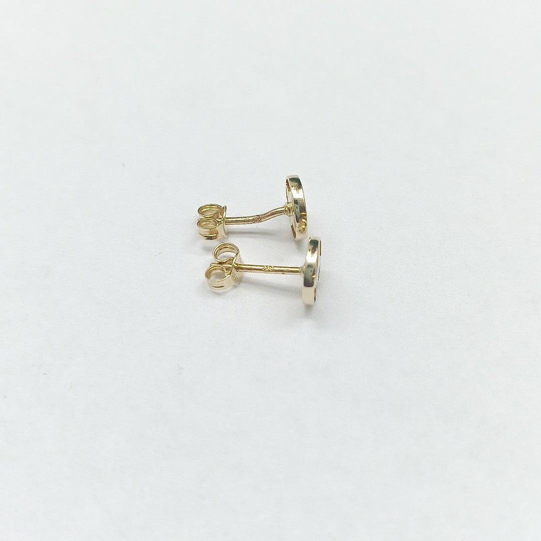 BROQUELES ORO 14K 1.1 (NUEVO)