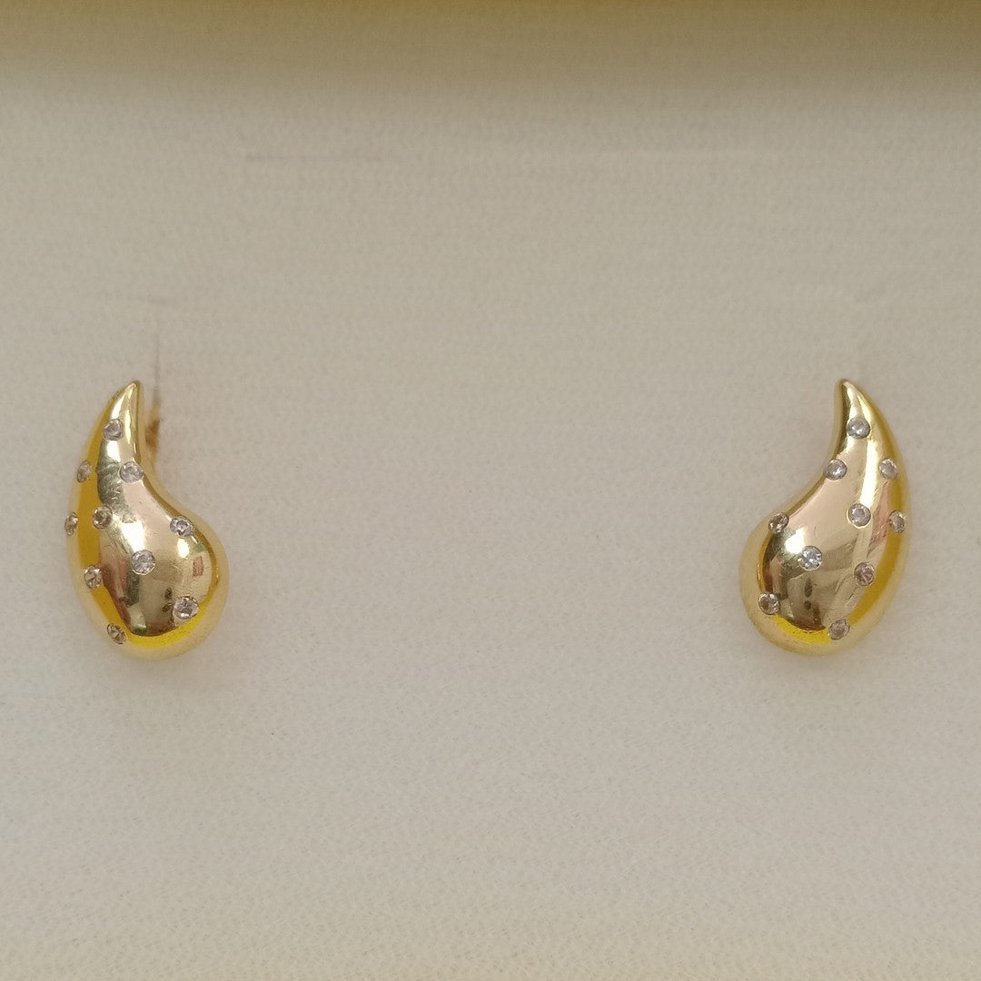 BROQUELES ORO 14K 2 (NUEVO)